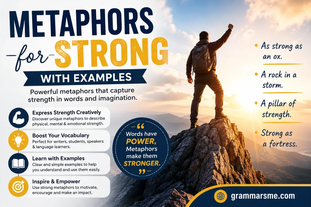 Metaphors for Strong (With Examples)