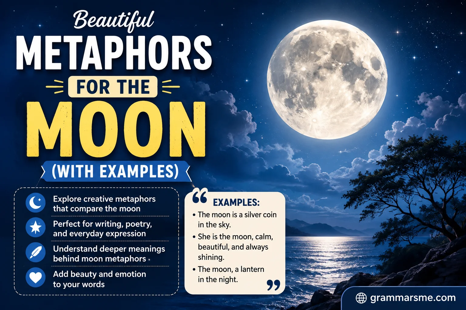 Metaphors for the Moon (With Examples)