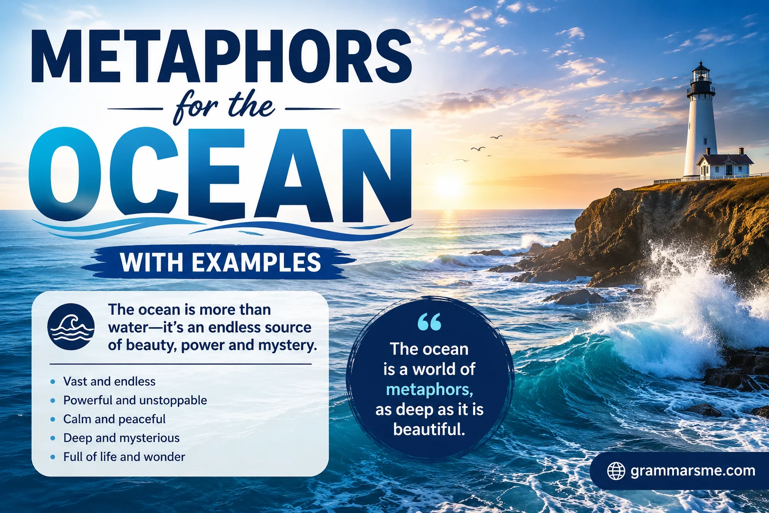Metaphors for the Ocean (With Examples)
