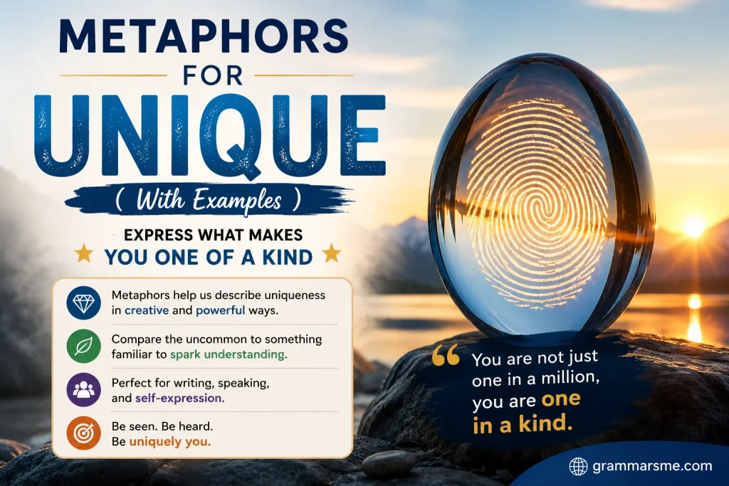 Metaphors for Unique (With Examples)