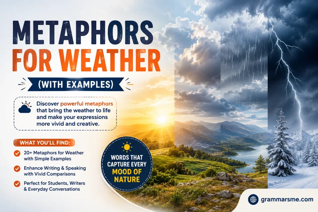 Metaphors for Weather (With Examples)