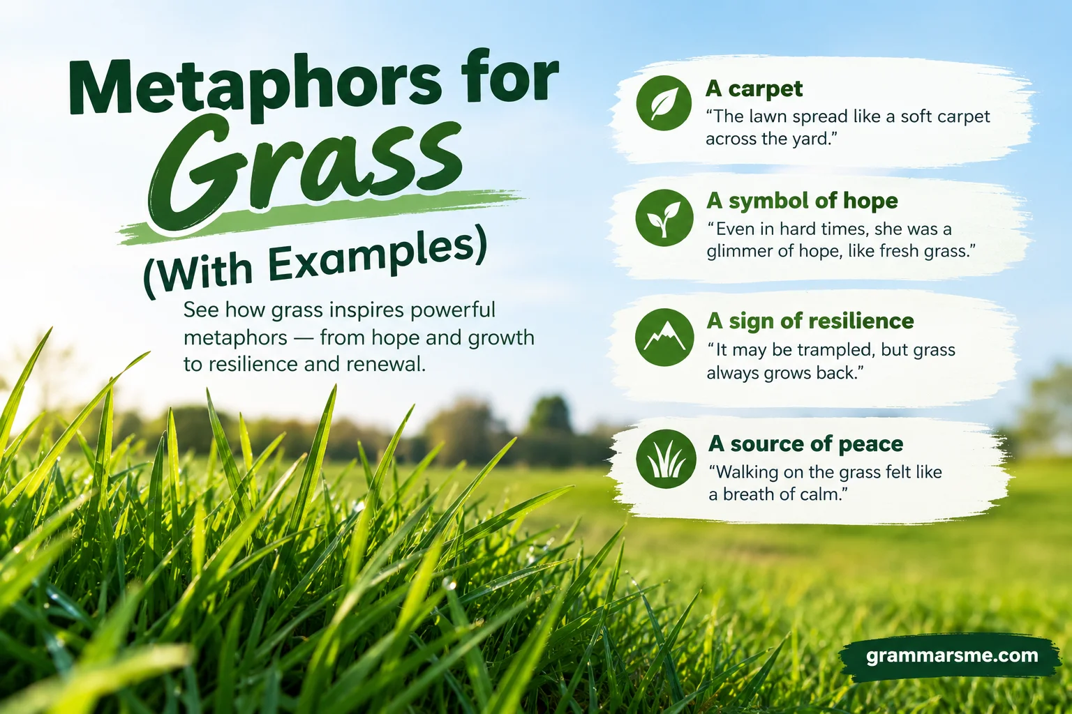 Metaphors for Grass