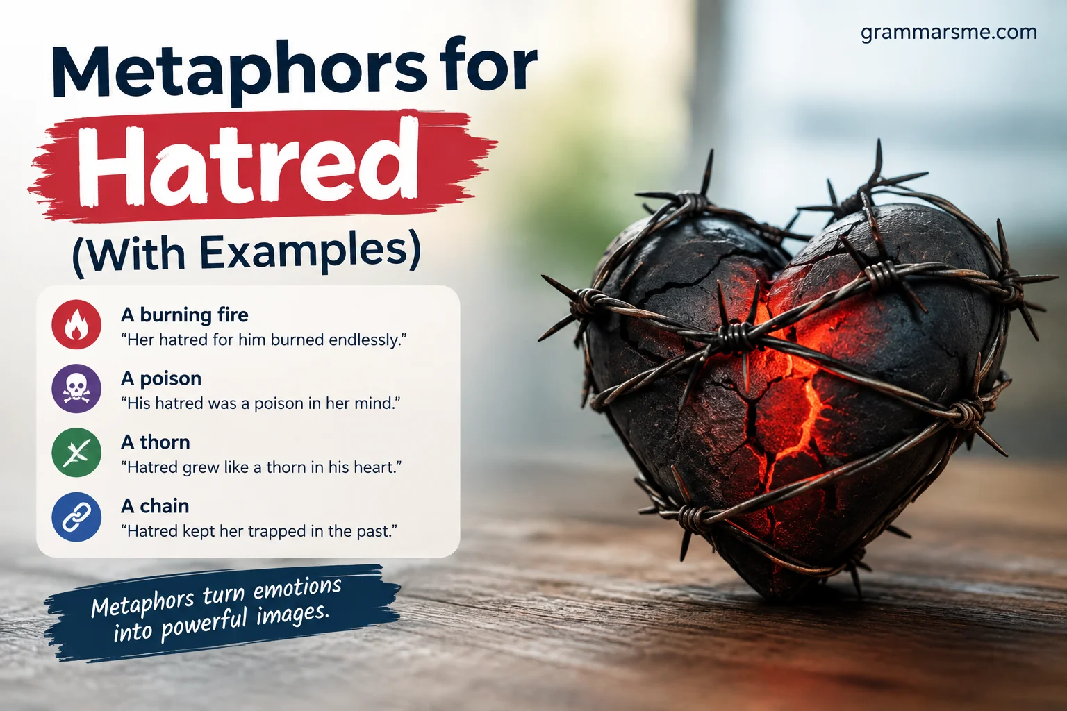 Metaphors for Hatred