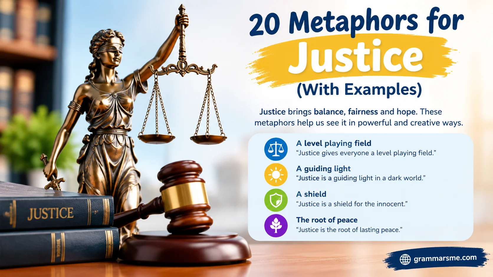 Metaphors for Justice
