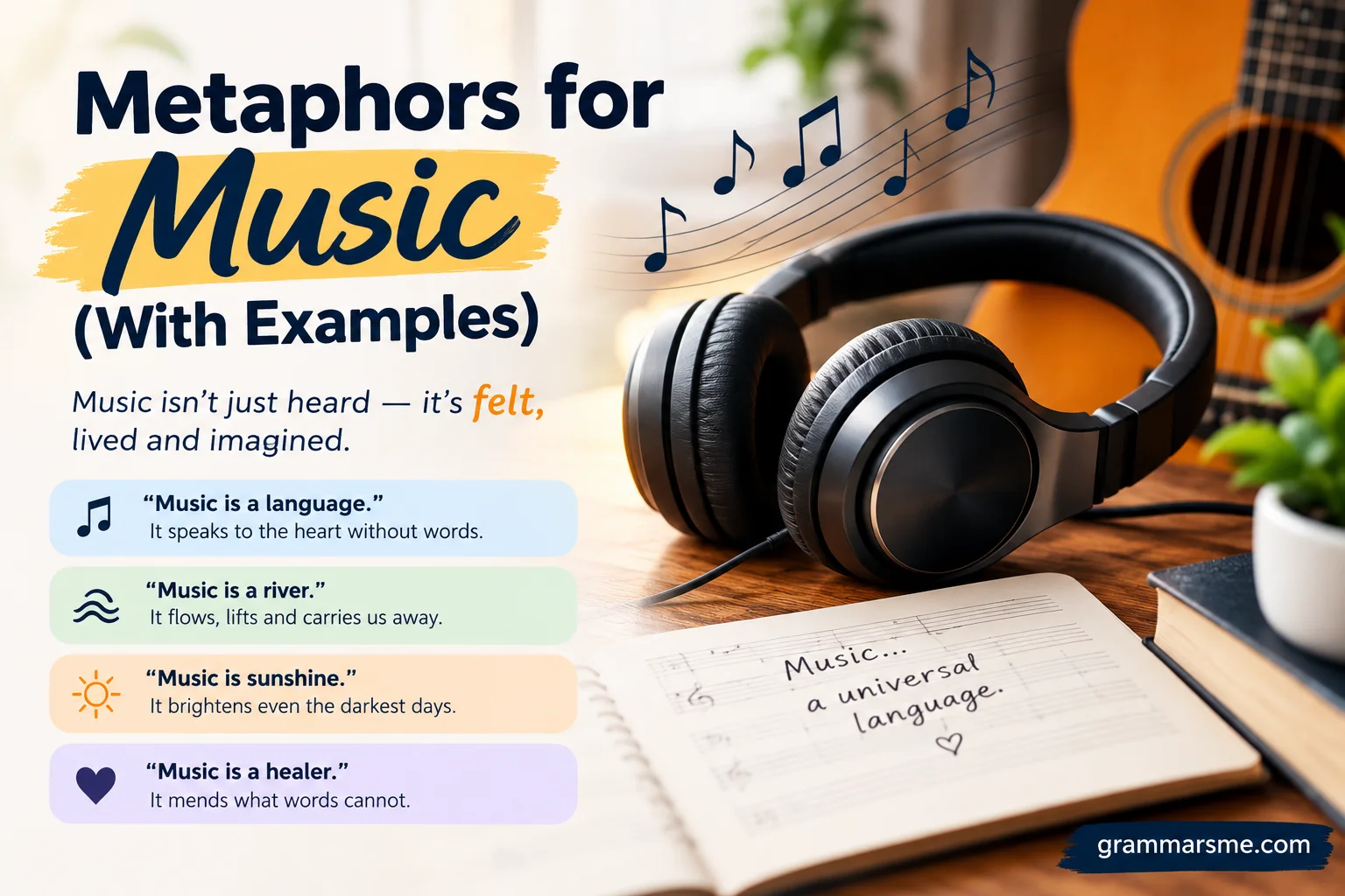 Metaphors for Music