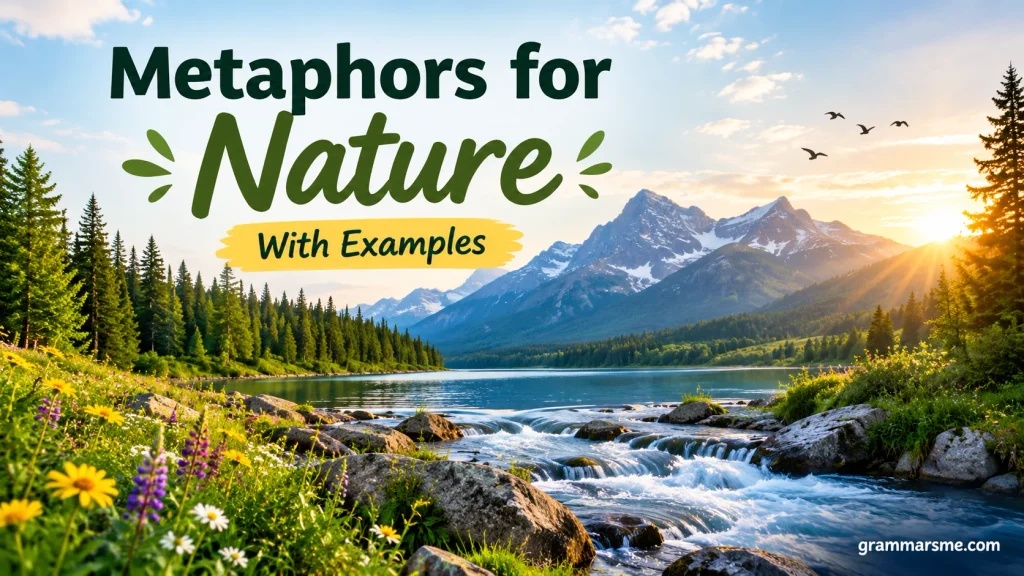 Metaphors for Nature