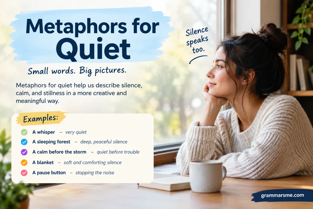 Metaphors for Quiet (With Examples)