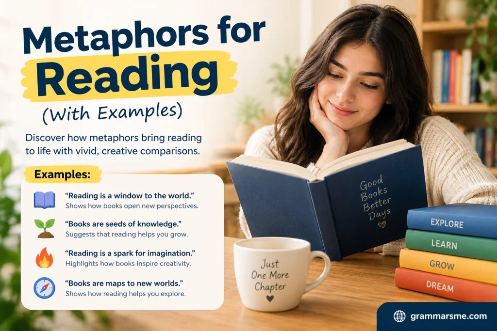 20 Metaphors for Reading (With Examples)