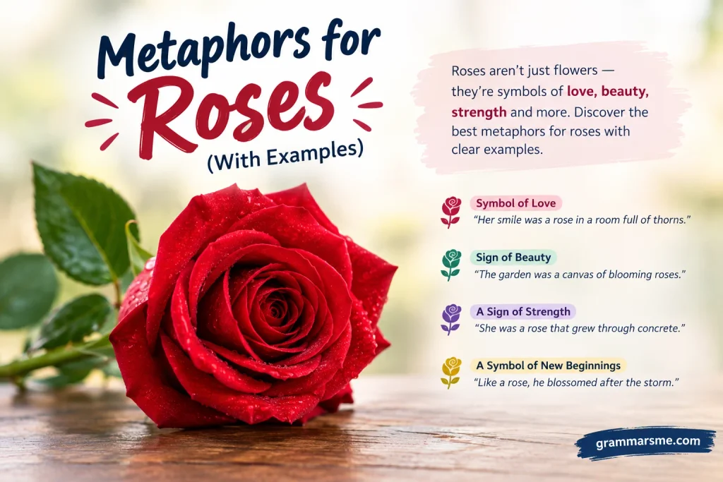 20 Metaphors for Roses (With Examples)