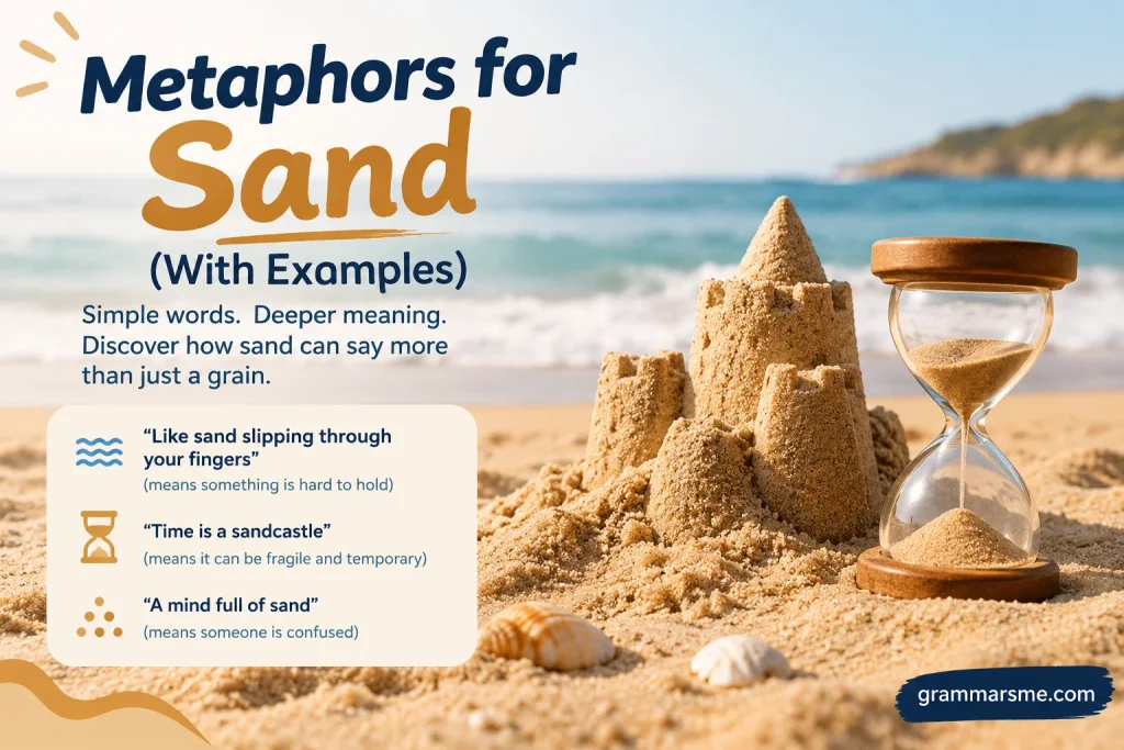 20 Metaphors for Sand (With Examples)