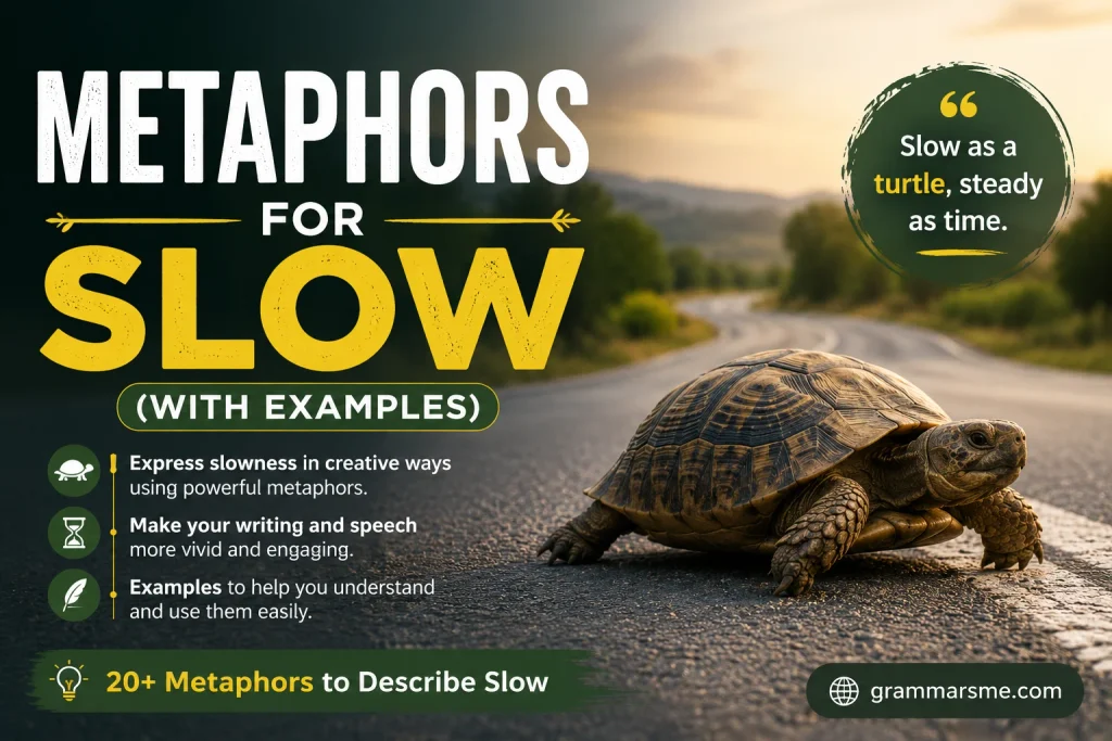 Metaphors for Slow (With Examples)