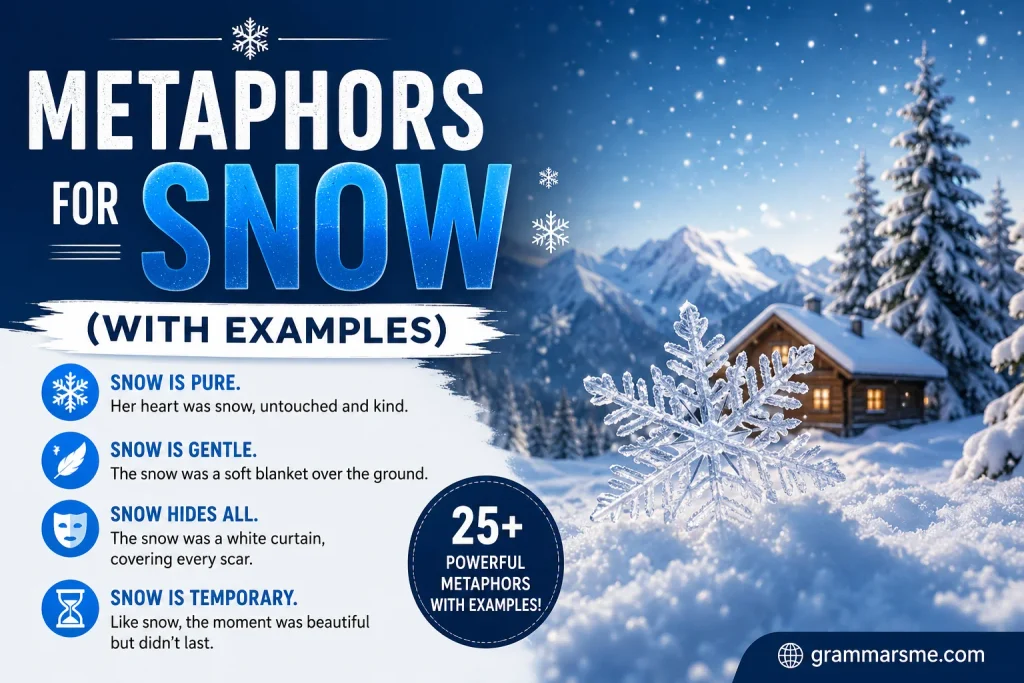 Metaphors for Snow (With Examples)