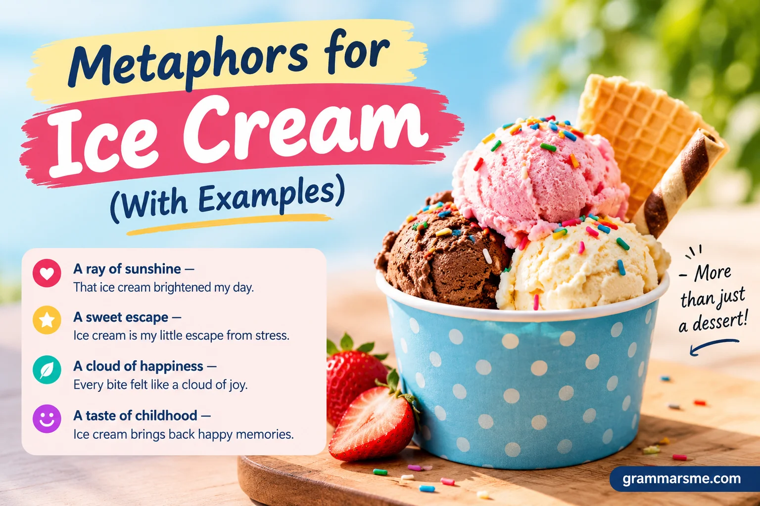 Metaphors for Ice Cream